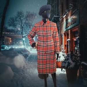 Vintage 60s Plaid 2pc Suit